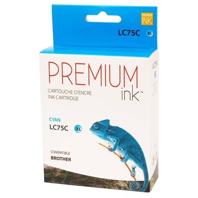 Cartouche Jet d'encre Brother LC71/LC75 XL Compatible Cyan Cartouche Jet d'encre Brother LC71/LC75 XL Compatible Cyan