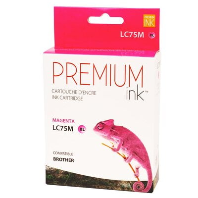 Cartouche Jet d'encre Brother LC71/LC75 XL Compatible Magenta Cartouche Jet d'encre Brother LC71/LC75 XL Compatible Magenta