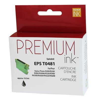 Cartouche Jet d'encre Epson T0481 Compatible Black