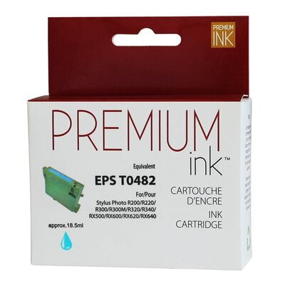 Cartouche Jet d'encre Epson T0482 Compatible Cyan