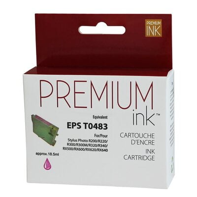 Cartouche Jet d'encre Epson T0483 Compatible Magenta