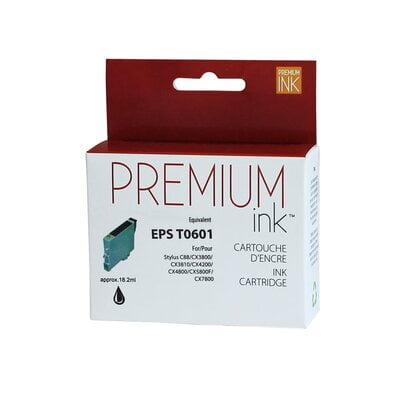 Cartouche Jet d'encre Epson T0601 Compatible Black