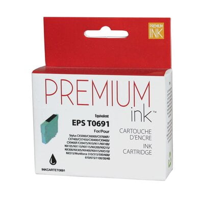 Cartouche Jet d'encre Epson T0691 Compatible Black Cartouche Jet d'encre Epson T0691 Compatible Black