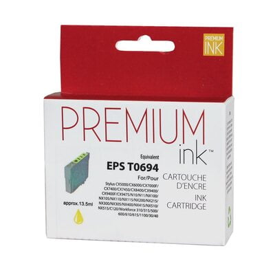 Cartouche Jet d'encre Epson T0694 Compatible Yellow