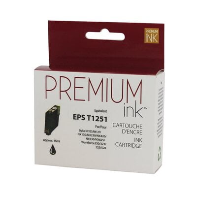 Cartouche Jet d’encre Epson 125 T125120 Noire compatible Cartouche Jet d’encre Epson 125 T125120 Noire compatible