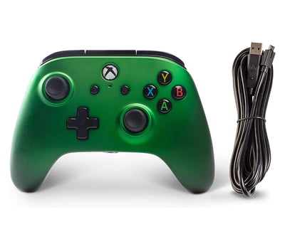 Manette Xbox One Avec Fil Emeralde Fade PowerA