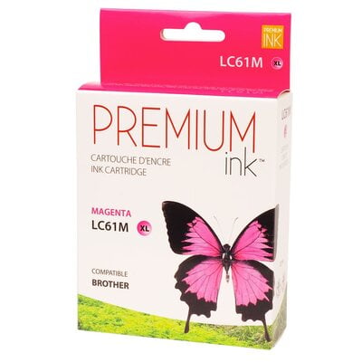 Cartouche Jet d'encre Brother LC61M Compatible Magenta Cartouche Jet d'encre Brother LC61M Compatible Magenta