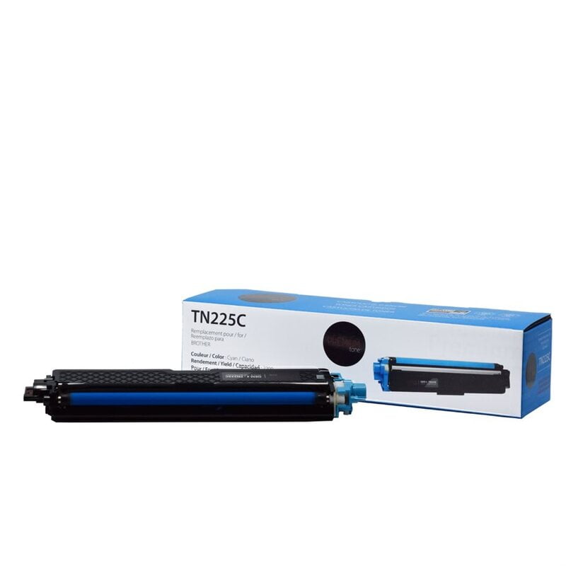 Cartouche de Toner Laser Brother TN225C Cyan Compatible