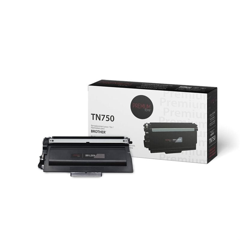 CARTOUCHE LASER BROTHER TN-750 BLACK COMPATIBLE