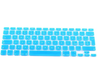 PROTECTEUR CLAVIER MACBOOK BLEU CIEL ANGLAIS