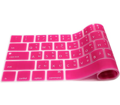 Protecteur Clavier Macbook Fuchia Anglais
