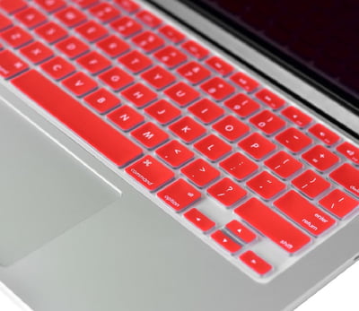 Protecteur Clavier Macbook Rouge Canadian