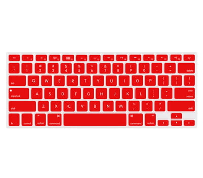 Protecteur Clavier Macbook Rouge Canadian