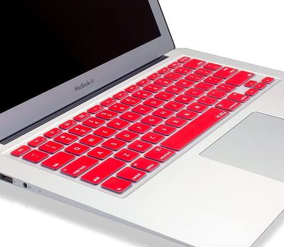 Protecteur Clavier Macbook Rouge Canadian