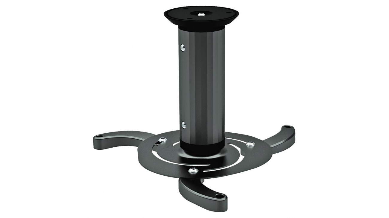 Support projecteur universel a plafond 10Kg Noir - Pratico