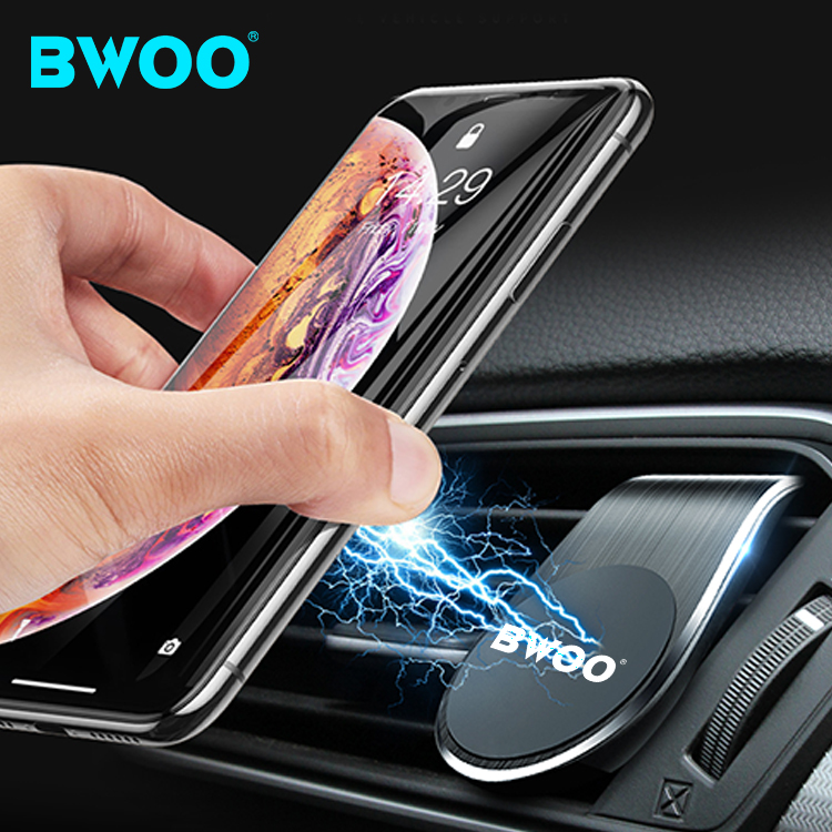 Support cellulaire avec ventouse Bwoo BO-ZJ119 - Noir