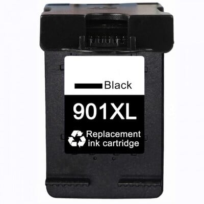 Cartouche Jet d'encre HP 901 XL Compatible Black