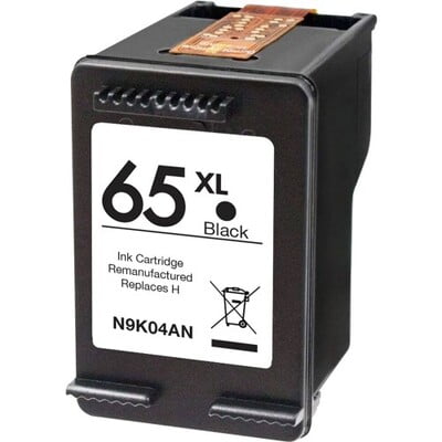 Cartouche Jet d'encre HP 65 XL Compatible Black