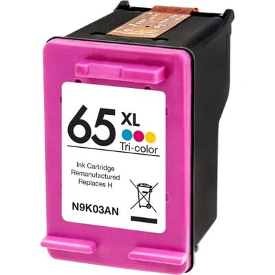 Cartouche Jet d'encre HP 65 XL Compatible Color