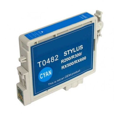 Cartouche Jet d'encre Epson T0482 Compatible Cyan