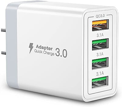 Cube Chargeur 4 Ports Fast Charge 3.0