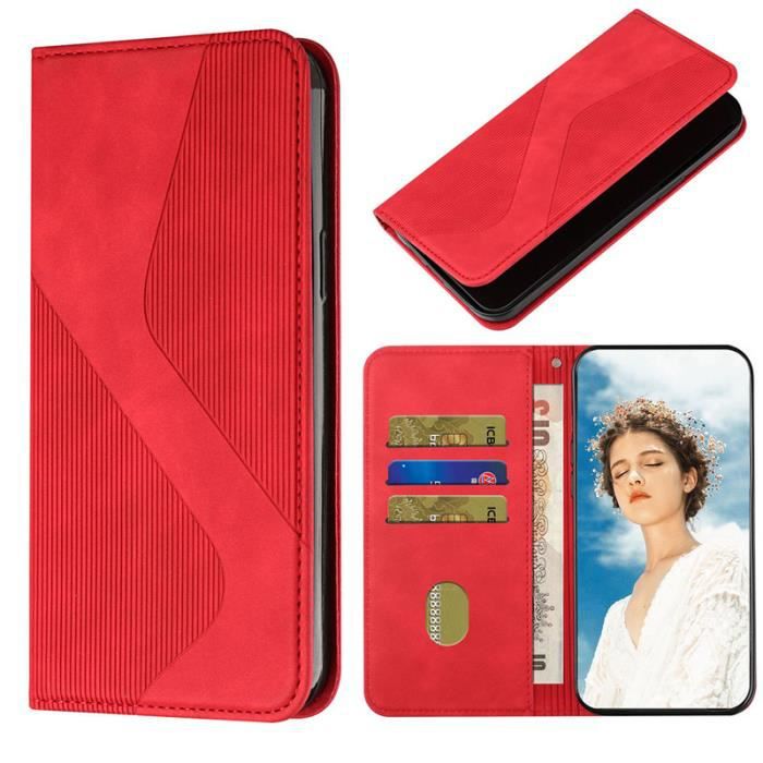 ETUIT LG VELVET ROUGE